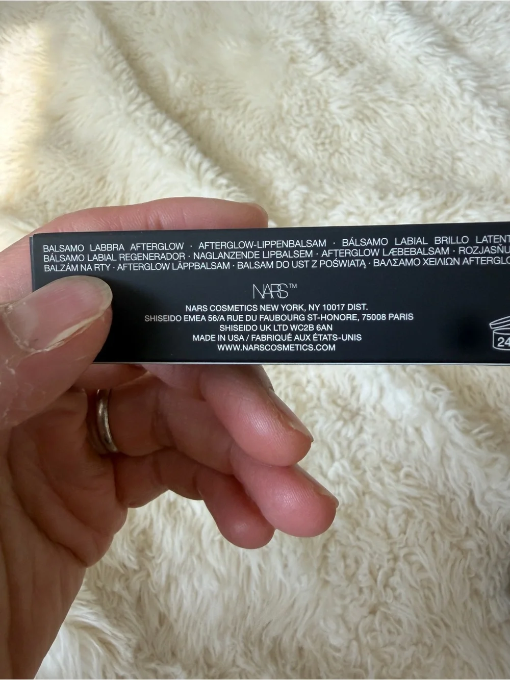 NARS Afterglow Lip Balm midnight swim 230